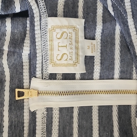 Sail to Sable striped shirt dress size medium - Picture 7 of 7